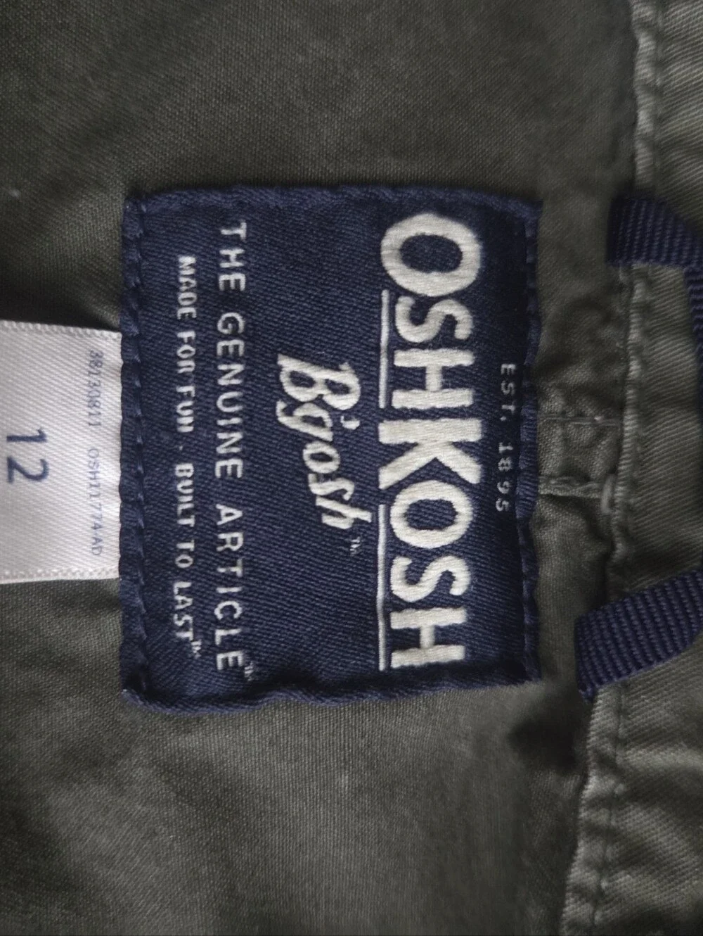 OshKosh B'gosh Olive Green Utility Jacket